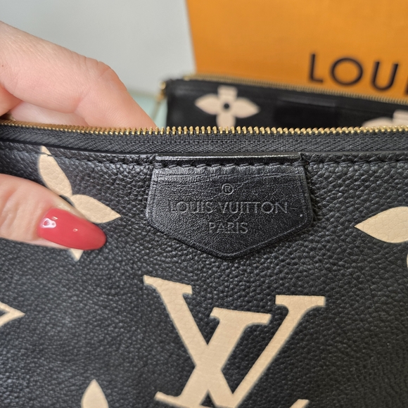 Louis Vuitton Black and Cream Women's Bag - Picture 8 of 16